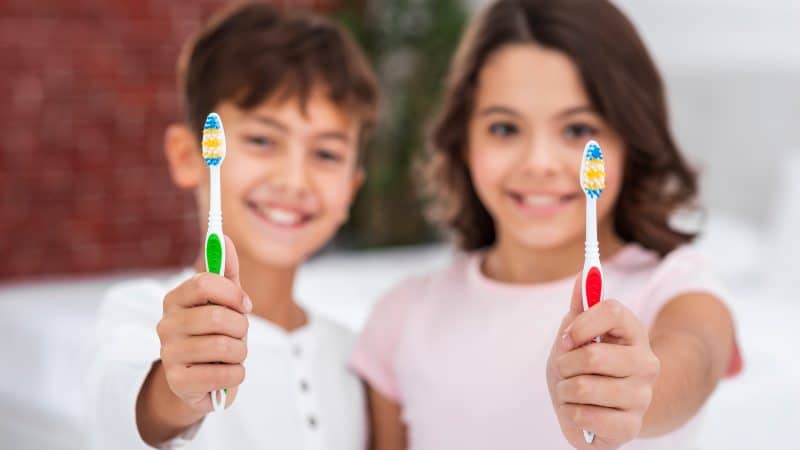 La importancia de la salud bucal en niños.